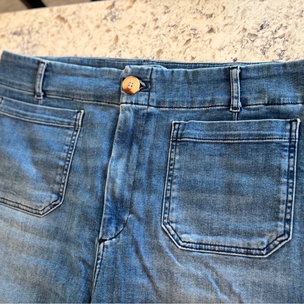 Maeve Blue Straight Leg Jeans - Picture 2 of 5